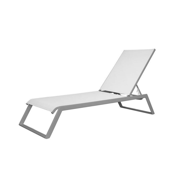 Tides Armless Chaise with Sled Legs