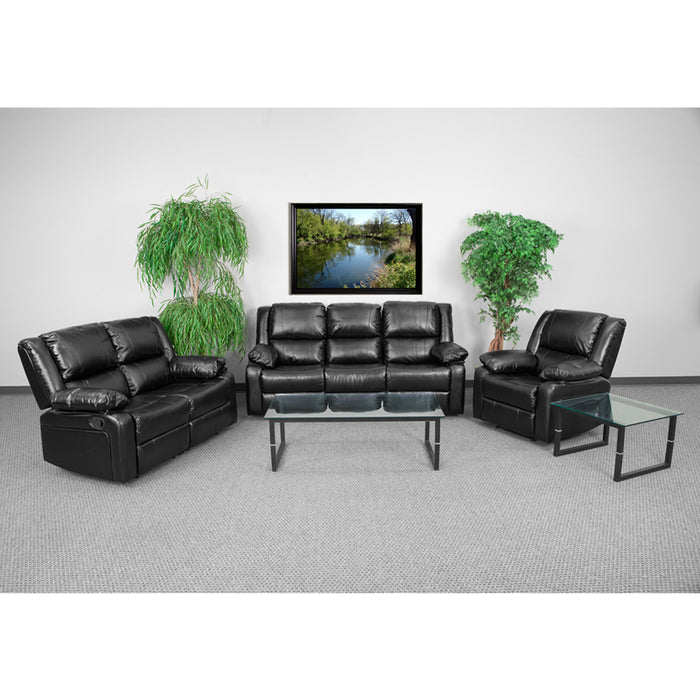 Flash Furniture Harmony Series Leather Reclining Sofa Set