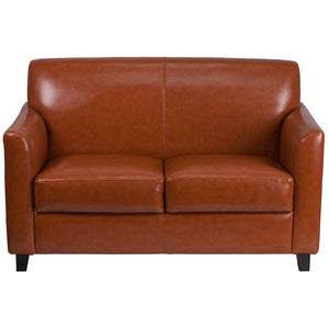 Flash Furniture Hercules Diplomat Series Contemporary Leather Loveseat