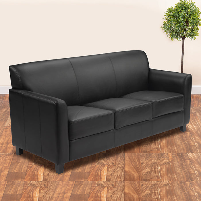 Flash Furniture Hercules Diplomat Series Contemporary Leather Sofa