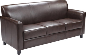 Flash Furniture Hercules Diplomat Series Contemporary Leather Sofa