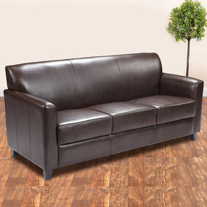 Flash Furniture Hercules Diplomat Series Contemporary Leather Sofa