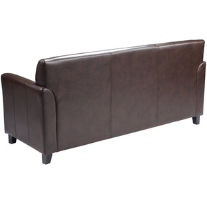 Flash Furniture Hercules Diplomat Series Contemporary Leather Sofa