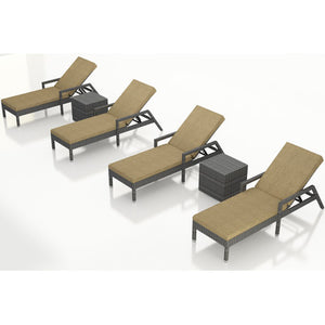 District 6 Piece Chaise Lounge Set with Cushions