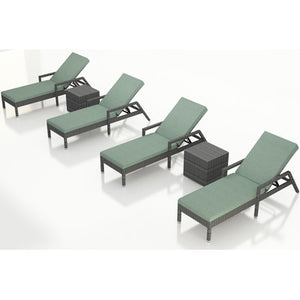 District 6 Piece Chaise Lounge Set with Cushions