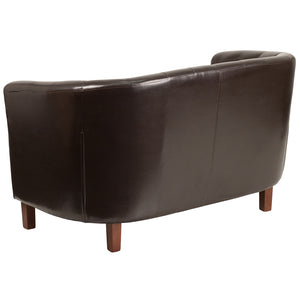 Flash Furniture Hercules 49.5" Colindale Series LeatherSoft Tufted Loveseat