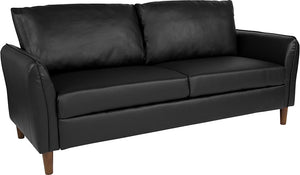 Flash Furniture Milton Park 71.5" Plush Pillow Back Leather Sofa