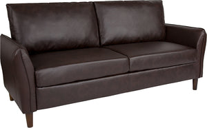 Flash Furniture Milton Park 71.5" Plush Pillow Back Leather Sofa