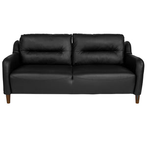 Flash Furniture Newton Hill 70" Bustle Back Leather Sofa