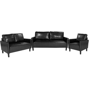 Flash Furniture Washington Park 3-Piece Upholstered Sofa, Loveseat, & Chair Set