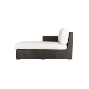 Lucaya Left Arm Chaise in Espresso