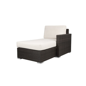 Lucaya Right Arm Chaise in Espresso