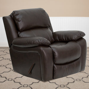 Flash Furniture Contemporary Leather Rocker Recliner