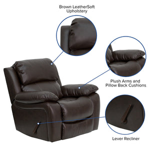 Flash Furniture Contemporary Leather Rocker Recliner