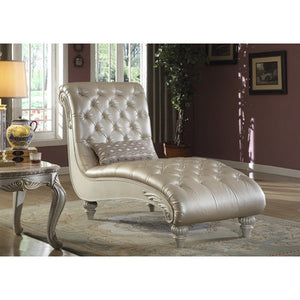 Marquee Leather Chaise Lounge