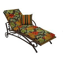 Resin Wicker Multi-Position Chaise Lounge Recliner