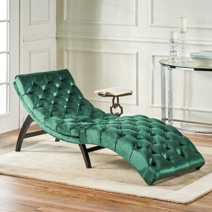 Green Chaise Lounge