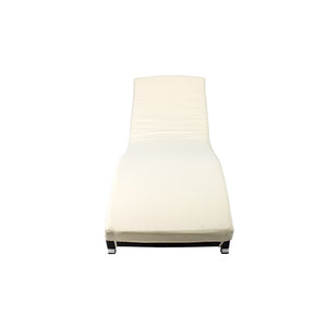 Wave Armless Chaise in Espresso