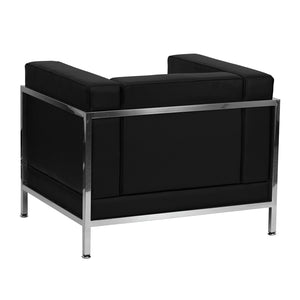 Flash Furniture Hercules Imagination Series Black Leather 3-Piece Sofa Set