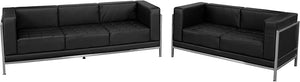 Flash Furniture Hercules Imagination Series Black Leather Sofa & Loveseat Set