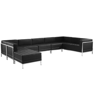 Flash Furniture Hercules Imagination Series Leather U-Shape 7-Piece Sectional Sofa