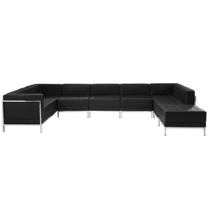 Flash Furniture Hercules Imagination Series Leather U-Shape 7-Piece Sectional Sofa