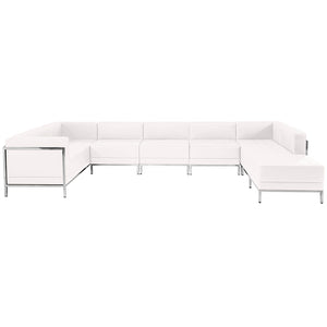 Flash Furniture Hercules Imagination Series Leather U-Shape 7-Piece Sectional Sofa