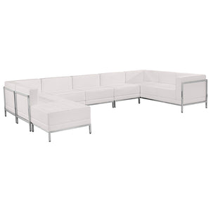 Flash Furniture Hercules Imagination Series Leather U-Shape 7-Piece Sectional Sofa