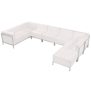 Flash Furniture Hercules Imagination Series Leather U-Shape 7-Piece Sectional Sofa
