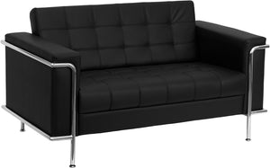 Flash Furniture Hercules Lesley Series Contemporary Leather Loveseat