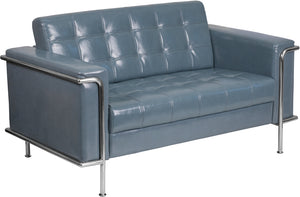 Flash Furniture Hercules Lesley Series Contemporary Leather Loveseat