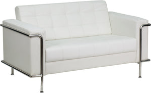 Flash Furniture Hercules Lesley Series Contemporary Leather Loveseat