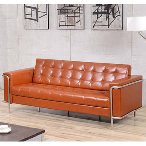 Flash Furniture Hercules Lesley Series Contemporary Leather Sofa