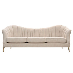 Diamond Sofa Ava 93" Sofa with Gold Leg