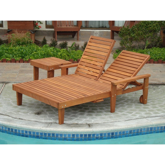 Double Summer Chaise Lounge