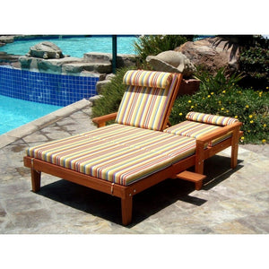 Double Summer Chaise Lounge