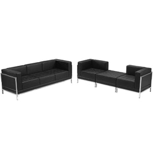 Flash Furniture Hercules Imagination Series Leather 4-Piece Sofa & Lounge Chair Set