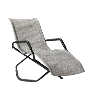 HomeRoots Outdoor Reclining Chaise Lounge