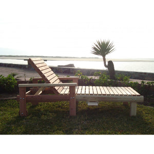 Wide Beach Chaise Lounge